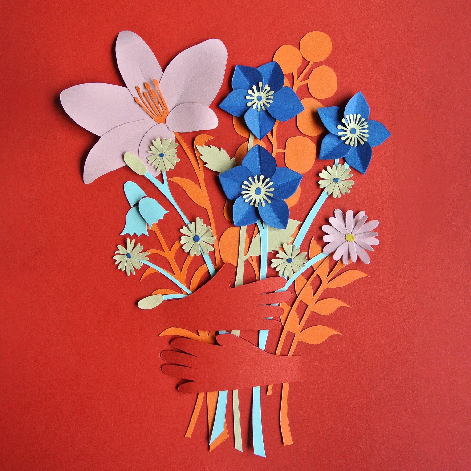 Bunch of flowers – Papercut