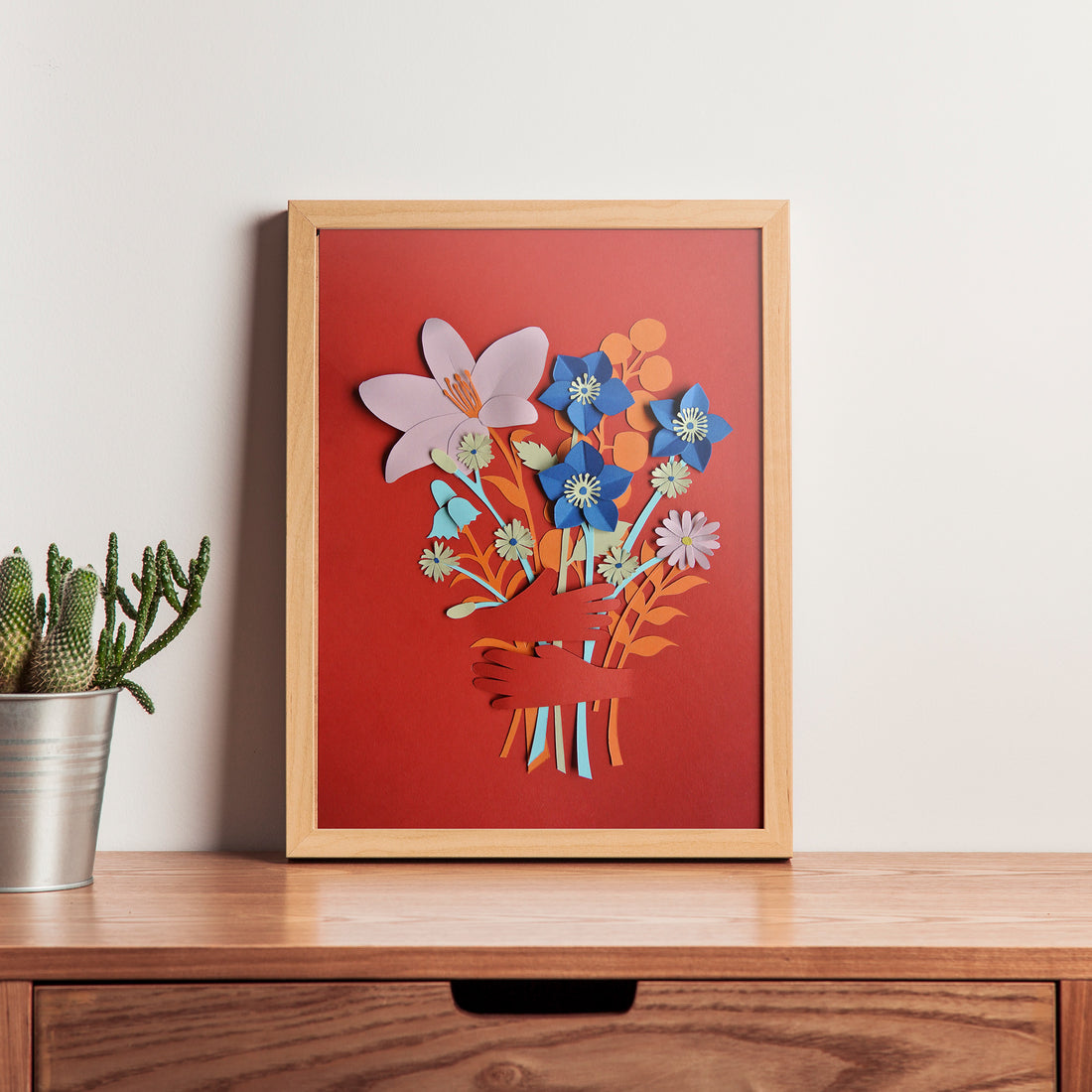 Bosje bloemen – Papercut