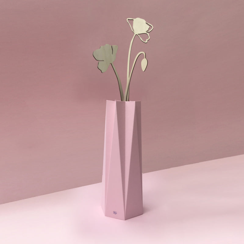 Happy Flowers - Houten Klaproos groot