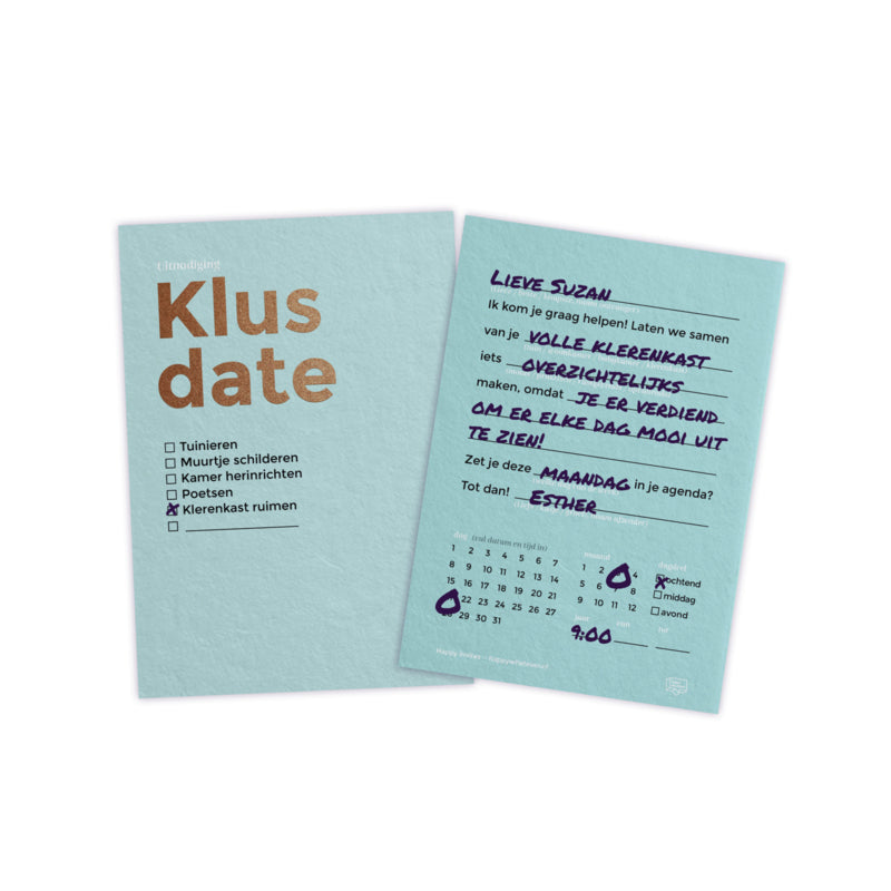 3 uitnodigingen voor €10 - Typografisch