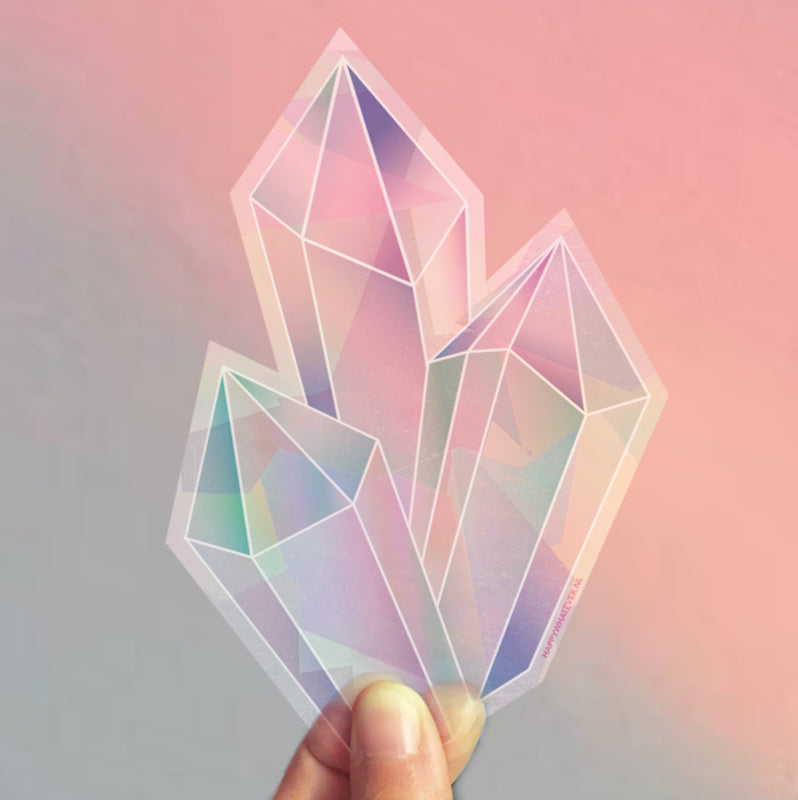 Regenboogmaker raamsticker Amethyst A6
