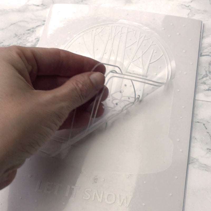 Winter Hert, Kaart + Raamsticker