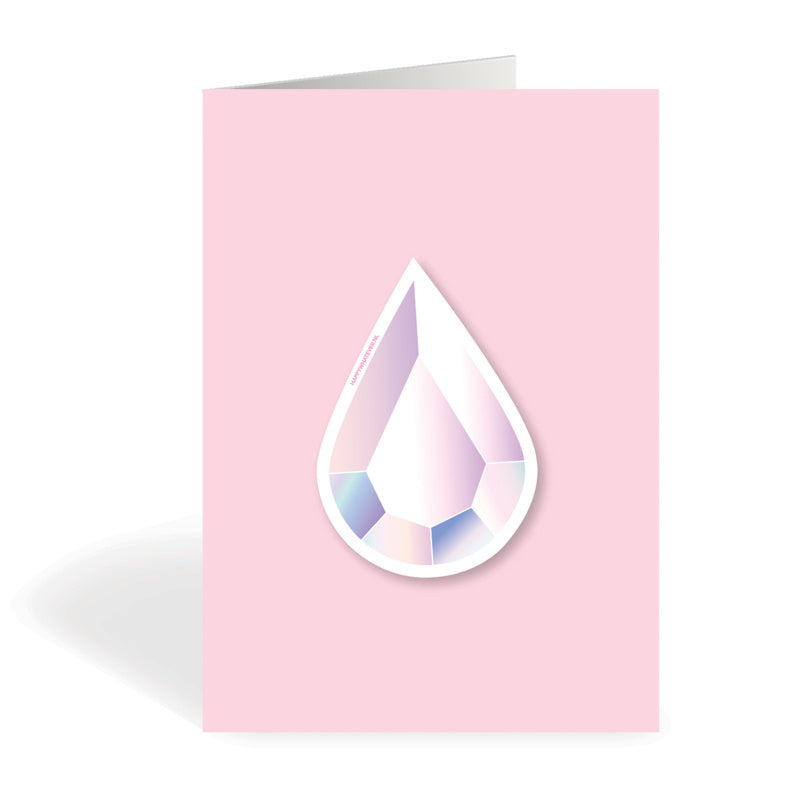 Regenboogmaker raamsticker Rose Quartz A6