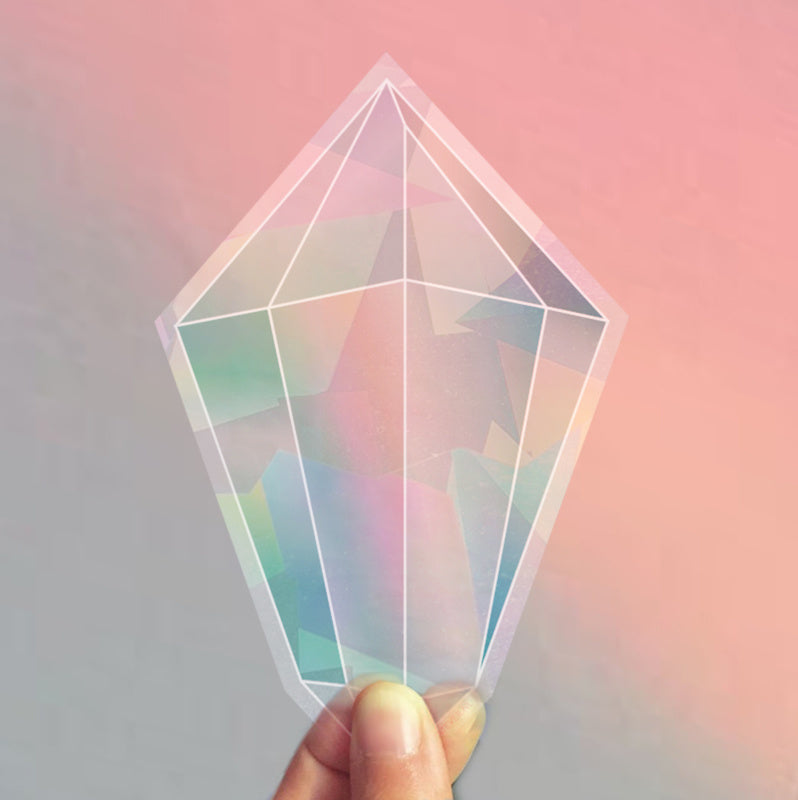 Regenboogmaker raamsticker Rock Crystal A6