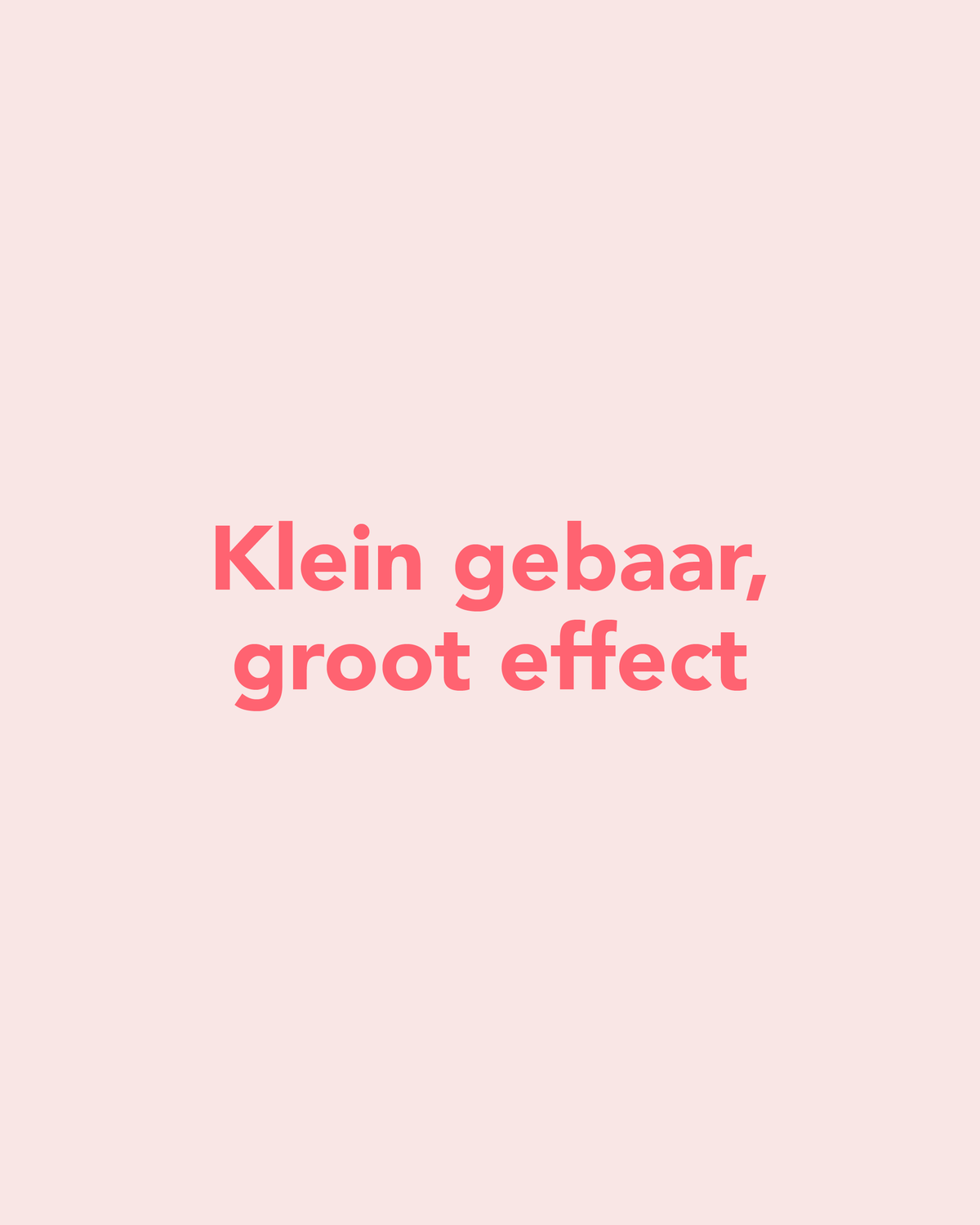 Wat heeft iemand nodig als het tegenzit?