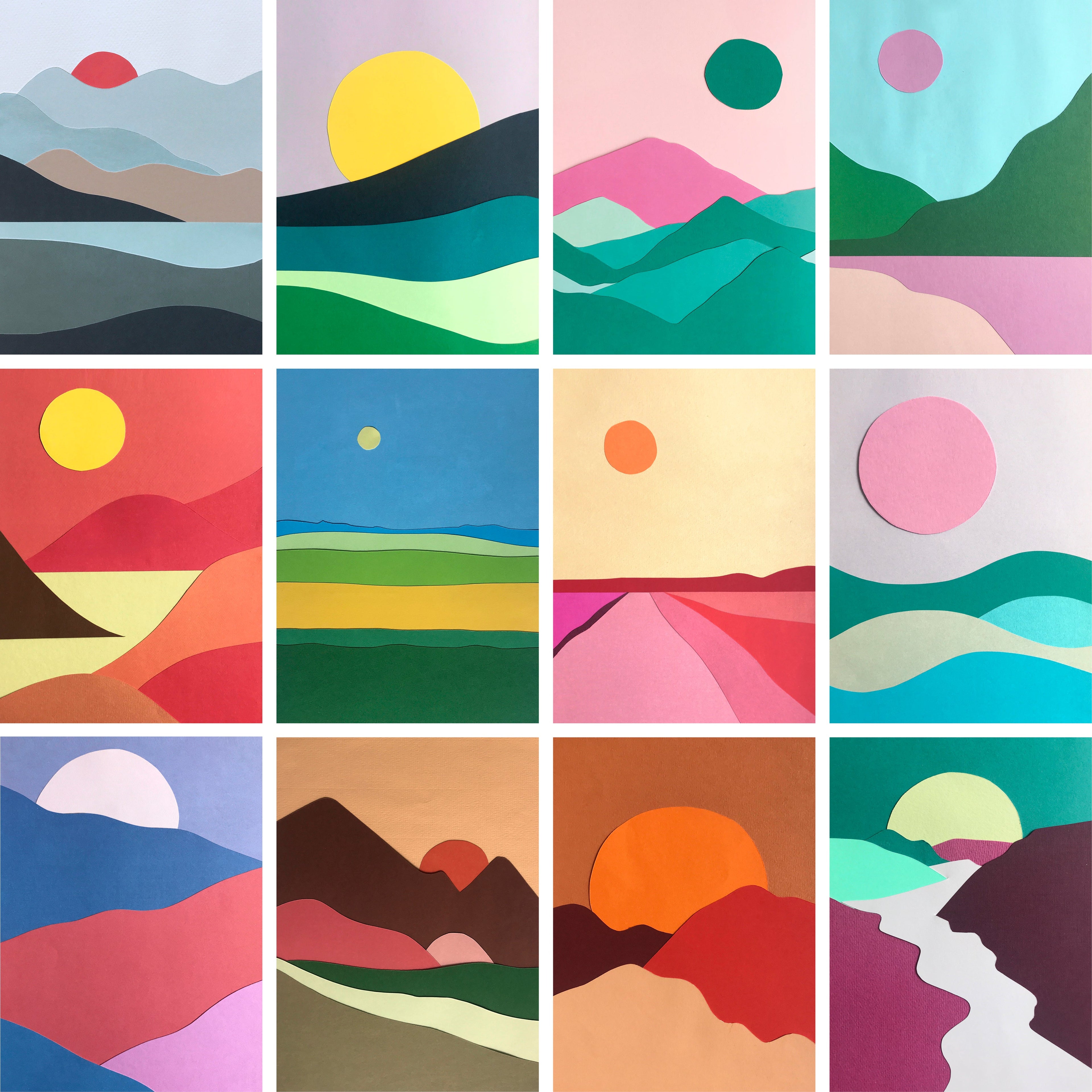 Ansichtkaarten - landschappen