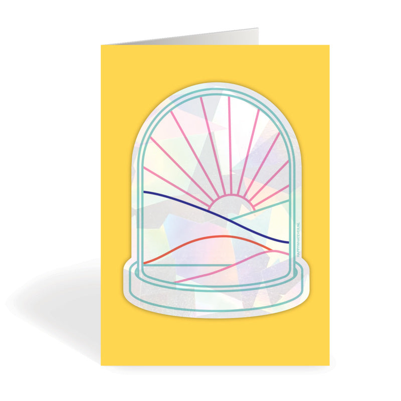 Regenboogmaker raamsticker Sunshine A5