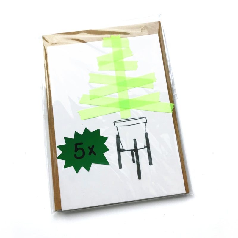 5x Happy planting pot